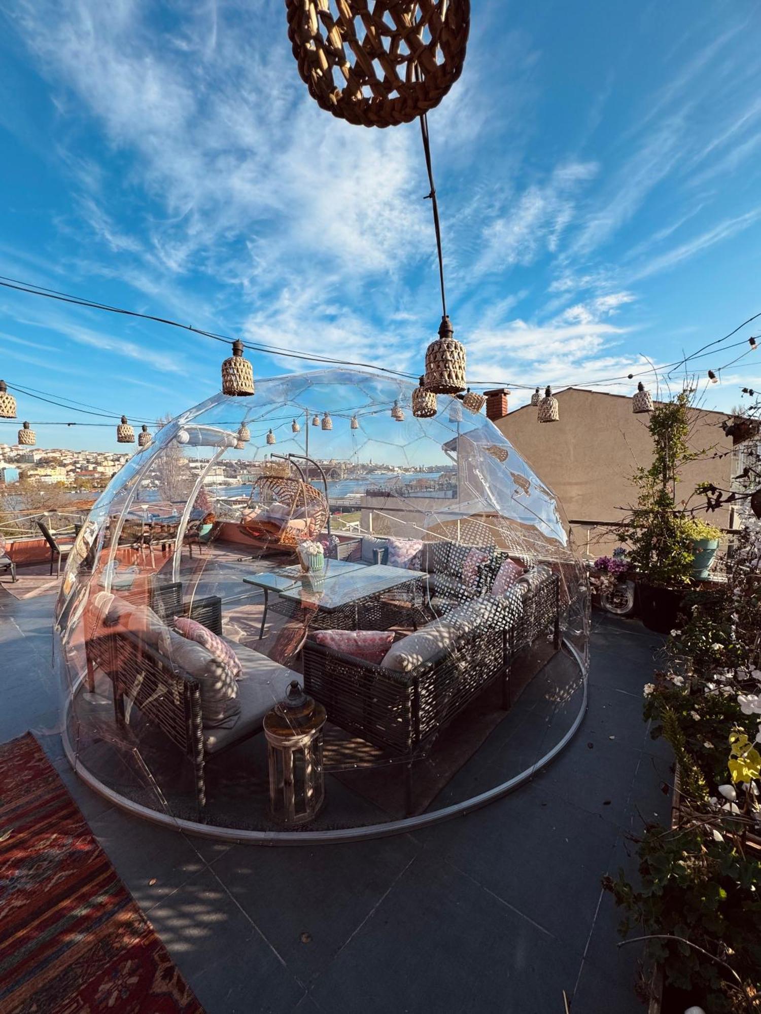 Waterfront Apartment By The Tram - Terrace With Dome & Golden Horn View In Fatih Istanbul Exterior foto